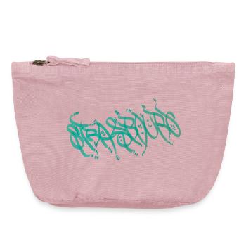 Strasbourg Graffiti Souvenir - Vintage Zip Pouch 18 x 21 cm - vintage rose - Front