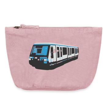 Paris MP89 metro - Vintage Zip Pouch 18 x 21 cm - vintage rose - Front