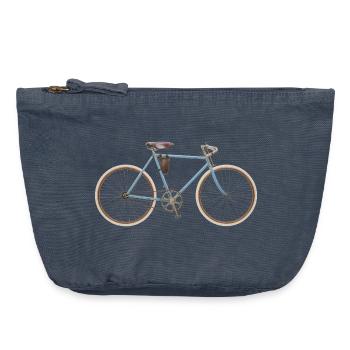 Vélo de course Panther, modèle Ellegaard, 1904 - Pochette zippée vintage 18 x 21 cm - vintage bleu jeans - Devant