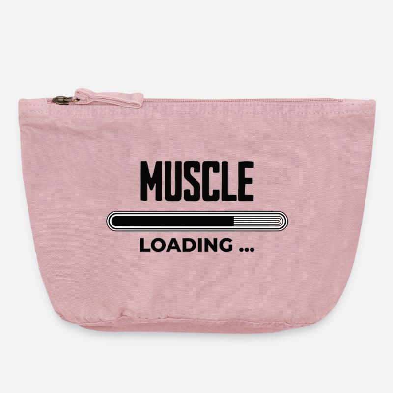 Muscle Loading Progress - Vintage Zip Pouch 18 x 21 cm - vintage rose