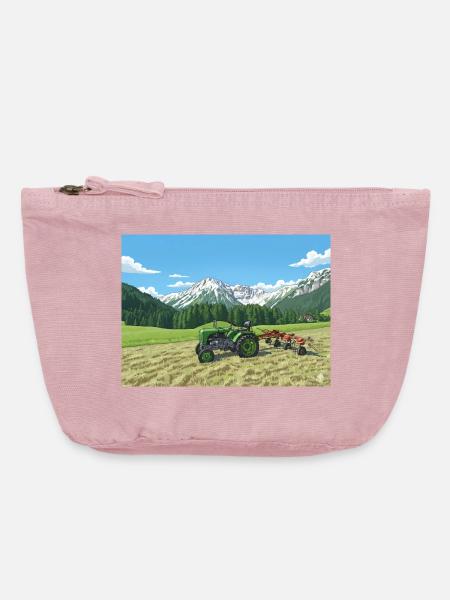 15er Steyr - Vintage Reißverschluss-Täschchen (18 x 21 cm) - Vintage Rosa