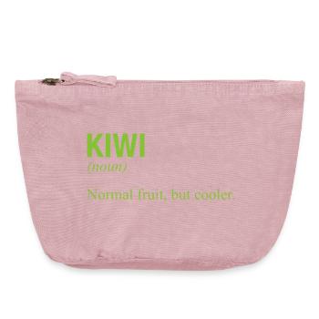 KIWI - Vintage Reißverschluss-Täschchen (18 x 21 cm) - Vintage Rosa - Vorne