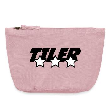 Tiler *** pro tile laying precision craft - Vintage Zip Pouch 18 x 21 cm - vintage rose - Front