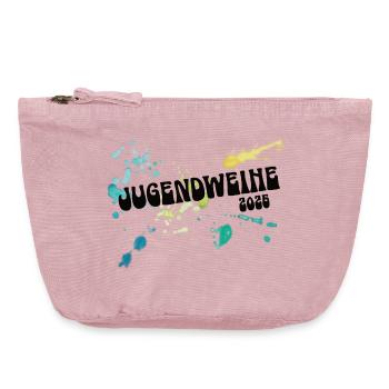 Jugendweihe 2026 Erwachsen Feier Ostdeutschland - Vintage Reißverschluss-Täschchen (18 x 21 cm) - Vintage Rosa - Vorne