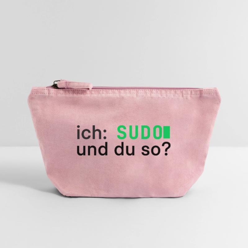 ich: SUDO und du so? Linux Programmierer - dunkel Vintage Reißverschluss-Täschchen (18 x 21 cm)