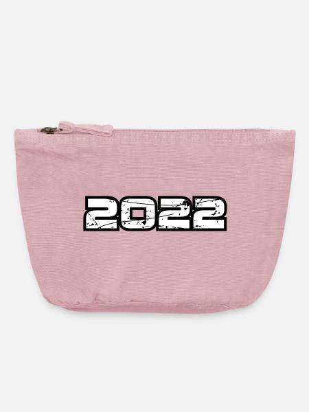 2022 - Vintage Reißverschluss-Täschchen (18 x 21 cm) - Vintage Rosa