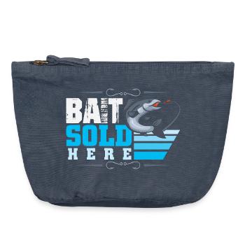 Pêcheurs Pêcheurs Pêcheurs Pêcheurs Pêcheurs Sportifs - Pochette zippée vintage 18 x 21 cm - vintage bleu jeans - Devant