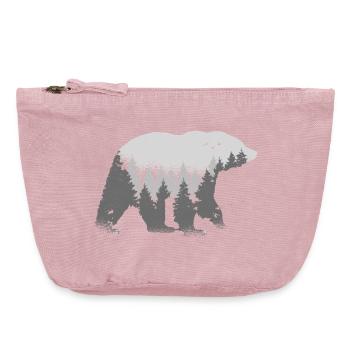 Waldgeist Bär - Pochette zippée vintage 18 x 21 cm - rose vintage - Devant
