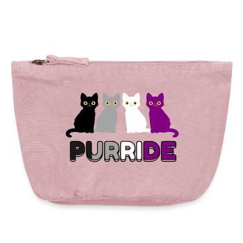 Purride Ace Pride - Pochette zippée vintage 18 x 21 cm - rose vintage - Devant
