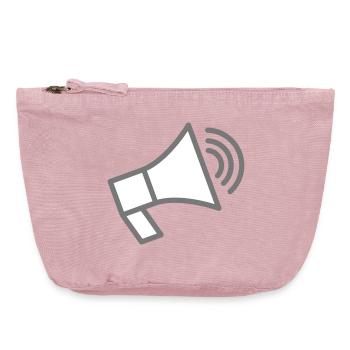 Lautsprecher speacker - Vintage Reißverschluss-Täschchen (18 x 21 cm) - Vintage Rosa - Vorne