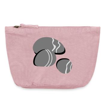 Drei Kieselsteine - Vintage Reißverschluss-Täschchen (18 x 21 cm) - Vintage Rosa - Vorne