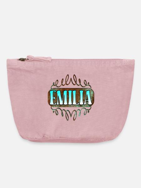 Emilia - Vintage Reißverschluss-Täschchen (18 x 21 cm) - Vintage Rosa