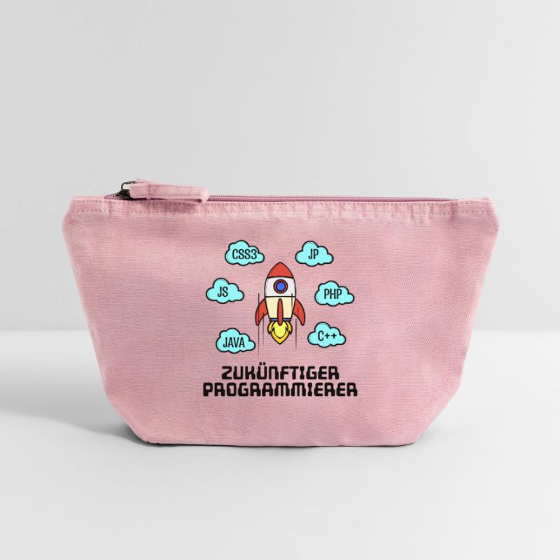 Développeur de code CSS Programmeur C++ Java Php Pochette zippée vintage 18 x 21 cm
