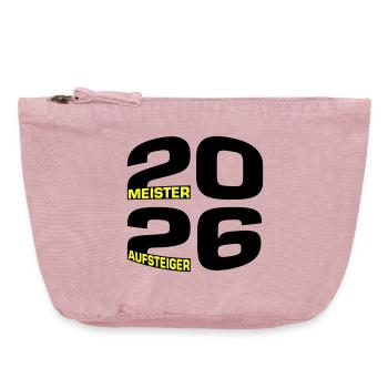 Meister und Aufsteiger 2026 - Vintage Reißverschluss-Täschchen (18 x 21 cm) - Vintage Rosa - Vorne