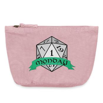 Monday Dice Emblem - Vintage Zip Pouch 18 x 21 cm - vintage rose - Front