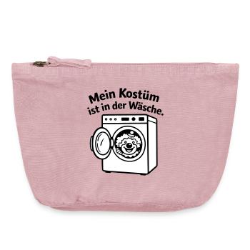 Karneval_Muffel: Kostüm in Wäsche - Vintage Reißverschluss-Täschchen (18 x 21 cm) - Vintage Rosa - Vorne