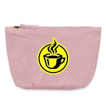 kaffee symbol - Vintage Reißverschluss-Täschchen (18 x 21 cm) - Vintage Rosa - Vorne