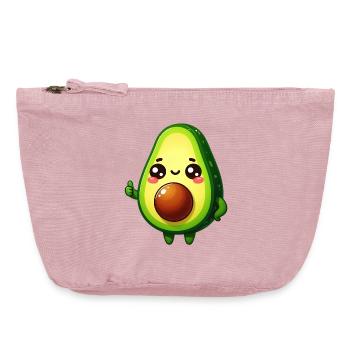 Avocado - Vintage Reißverschluss-Täschchen (18 x 21 cm) - Vintage Rosa - Vorne