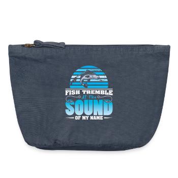 Pêcheurs Pêcheurs Pêcheurs Pêcheurs Pêcheurs Sportifs - Pochette zippée vintage 18 x 21 cm - vintage bleu jeans - Devant