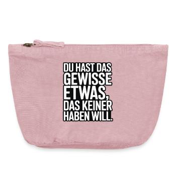 Du hast das gewisse Etwas das keiner haben will - Vintage Reißverschluss-Täschchen (18 x 21 cm) - Vintage Rosa - Vorne