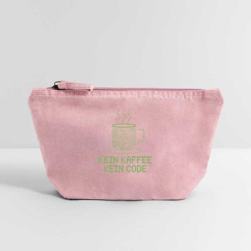 Kein Kaffee Kein Code Programmierer Informatiker Vintage Reißverschluss-Täschchen (18 x 21 cm)