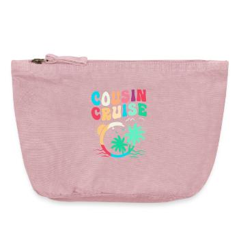 Cousins Kreuzfahrt Kreuzfahrtschiff - Vintage Reißverschluss-Täschchen (18 x 21 cm) - Vintage Rosa - Vorne