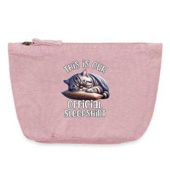 Exotische Kurzhaarkatze Schlafshirt - Vintage Reißverschluss-Täschchen (18 x 21 cm) - Vintage Rosa - Vorne