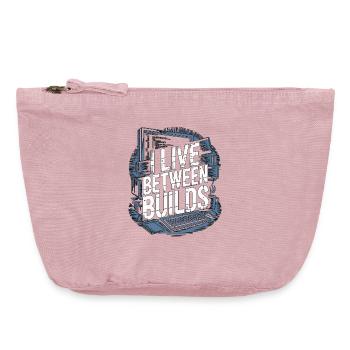 Game Developer I Live Between Builds Game Coder - Vintage Zip Pouch 18 x 21 cm - vintage rose - Front