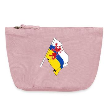 Flagge der Provinz Limburg - Vintage Reißverschluss-Täschchen (18 x 21 cm) - Vintage Rosa - Vorne