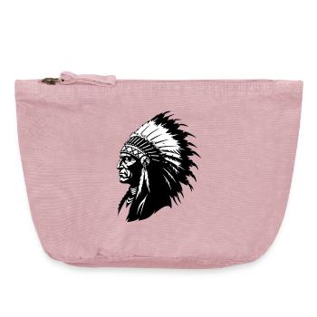 Indian Chief - Vintage Zip Pouch 18 x 21 cm - vintage rose - Front