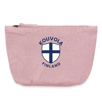 Kouvola Finnland-Schild-Logo - Vintage Reißverschluss-Täschchen (18 x 21 cm) - Vintage Rosa - Vorne