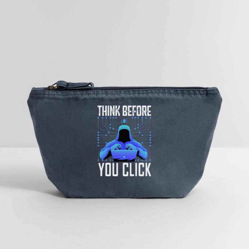 Hacker-Hacker-Hacker-Programmierer Linux Cybersicherheitsdaten Vintage Reißverschluss-Täschchen (18 x 21 cm)