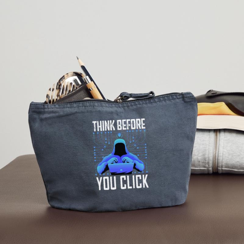 Hacker-Hacker-Hacker-Programmierer Linux Cybersicherheitsdaten Vintage Reißverschluss-Täschchen (18 x 21 cm)