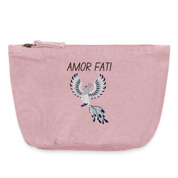 Amor Fati - Vintage Zip Pouch 18 x 21 cm - vintage rose - Front