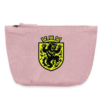 Berlin Dancing Bear - Vintage Zip Pouch 18 x 21 cm - vintage rose - Front