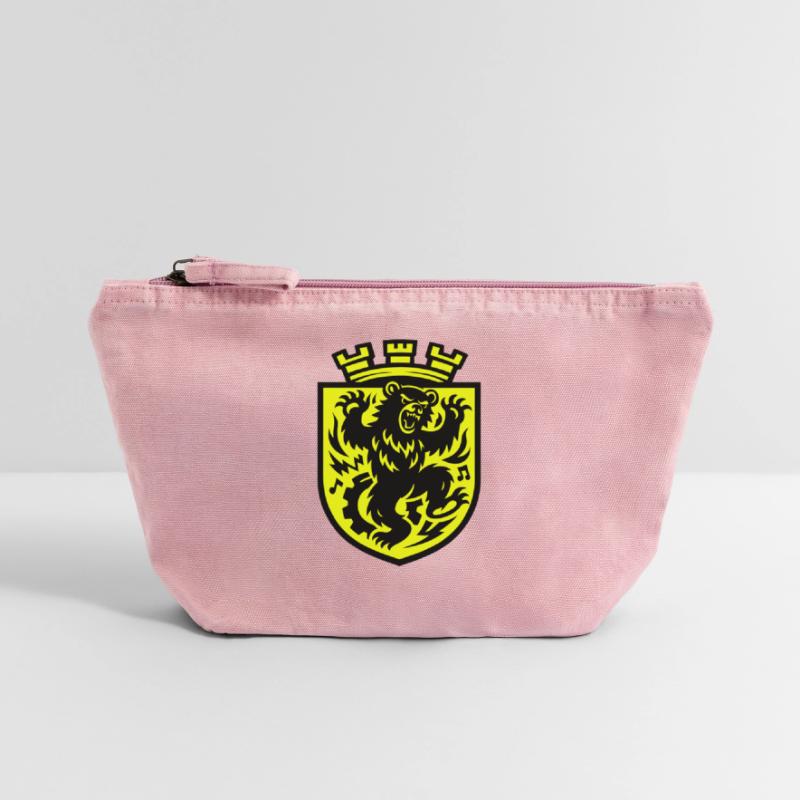 Berlin Dancing Bear Vintage Zip Pouch 18 x 21 cm