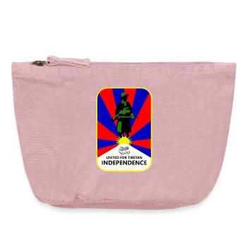 Volksunion für die Unabhängigkeit Tibets - Vintage Reißverschluss-Täschchen (18 x 21 cm) - Vintage Rosa - Vorne