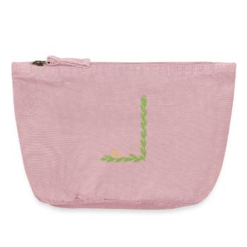 Cadre Noël - Pochette zippée vintage 18 x 21 cm - rose vintage - Devant