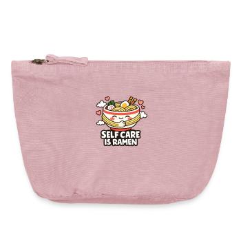 Ramen Instant Noodles Self Care - Vintage Reißverschluss-Täschchen (18 x 21 cm) - Vintage Rosa - Vorne
