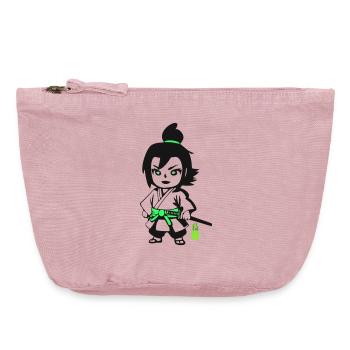 Little Samurai - Vintage Zip Pouch 18 x 21 cm - vintage rose - Front