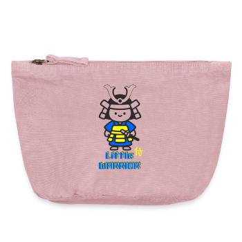 Little Samurai Warrior - Vintage Zip Pouch 18 x 21 cm - vintage rose - Front