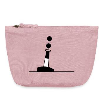 Tonne - Boje Nordsee Segeln Ostsee Maritim - Vintage Reißverschluss-Täschchen (18 x 21 cm) - Vintage Rosa - Vorne