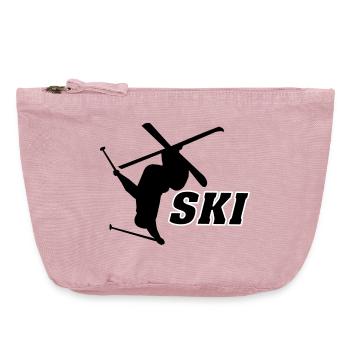 Ski - Vintage Zip Pouch 18 x 21 cm - vintage rose - Front