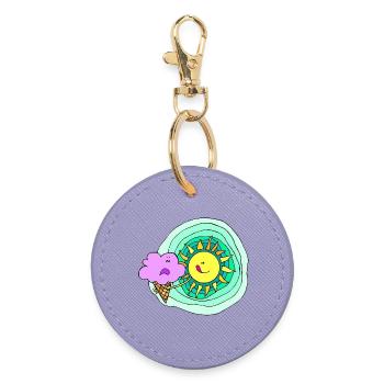 Baby Collection Summer Sun 05 - Round Keyring - lavender - Front