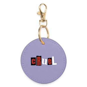 cruel - Round Keyring - lavender - Front