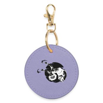 Backflip Anime Manga Figur - black - Runder Schlüsselanhänger - Lavendel - Vorne