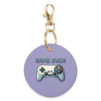 Fin du jeu - Porte-clés rond - lavande - Devant