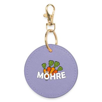 MÖHRE - Runder Schlüsselanhänger - Lavendel - Vorne