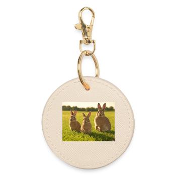 Trio du Printemps - Porte-clés rond - huître - Devant