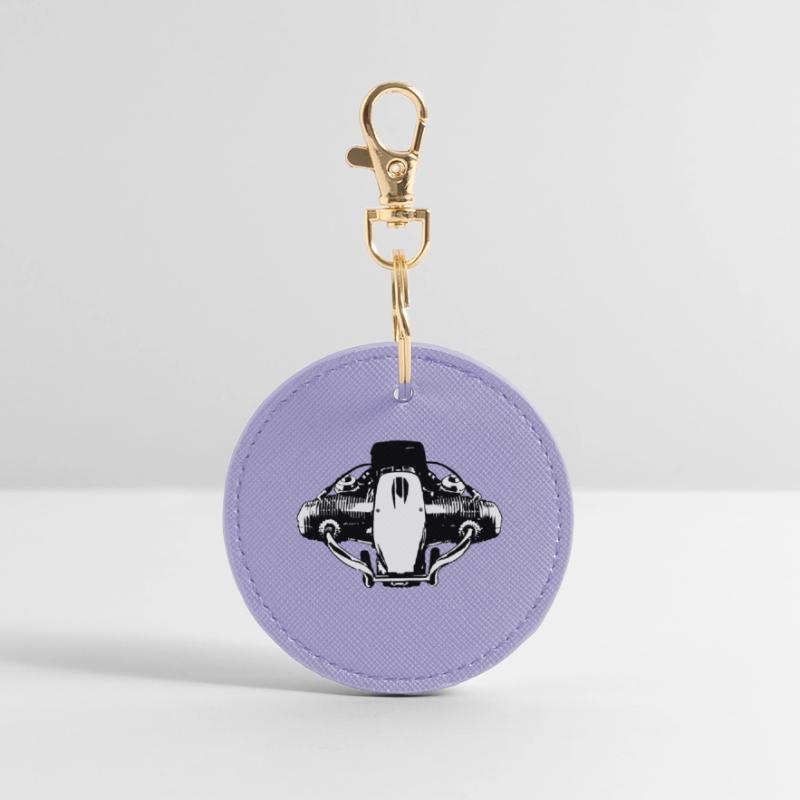 2 Ventil Boxermotor Runder Schlüsselanhänger